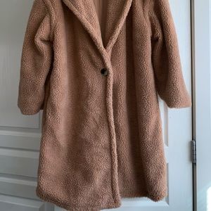 Soft teddy bear coat